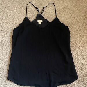 J. Crew Scalloped Tank